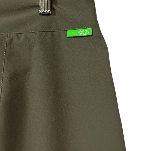 NWOT, Chlorophylle Maya Skirt, Olive Green Outdoor Travel Skirt, Size 14 - Picture 7 of 8